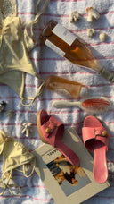 Chanel Pink Kitten Heels