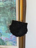 Vintage Black Beaded Evening Bag