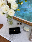 Vintage Black Velvet Evening Clutch