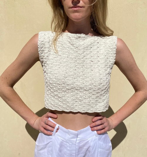 Lucia Crochet Top